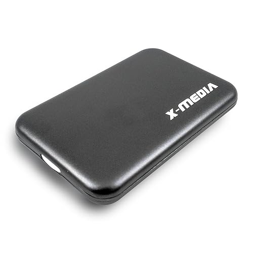 X-MEDIA 2.5-Inch Tool-Free USB 3.0 SATA Aluminum Hard Disk Drive HDD External Enclosure Case [XM-EN2251U3-BK]