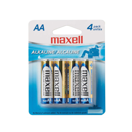 Maxell - 723465, Reliable AA Alkaline Battery - 10x Long-Lasting with 1.5V Performance with Mercury & Cadmium Free - Ideal for Wireless Keyboards…