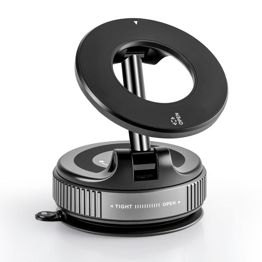 Bawyot Car Phone Holder Mount Magsafe [ Strongest Suction & Magnetic] Ultra Vacuum Suction Cup 360° Rotation Car Mount, Cell Phone Holders for All