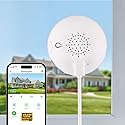 4MP Smart Window Security Camera, WiFi Home Surveillance Camera with Color Night Vision, Motion Detection, 2-Way Audio, AI Human Detection, Easy Mount