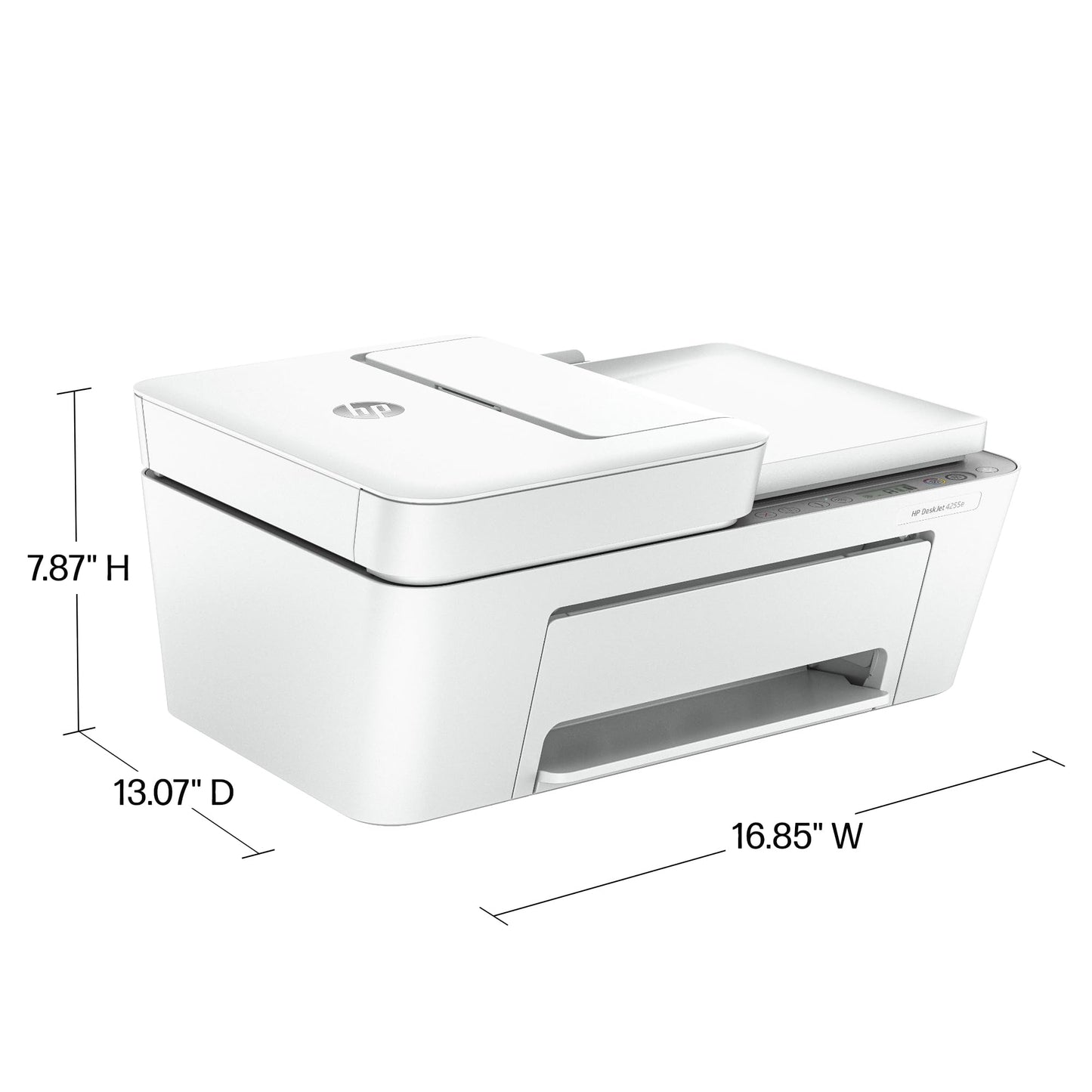 HP DeskJet 4255e Wireless All-in-One Color Inkjet Printer, Scanner, Copier, Best-for-Home, 3 Month Instant Ink Trial Included (588S6A) (Renewed)