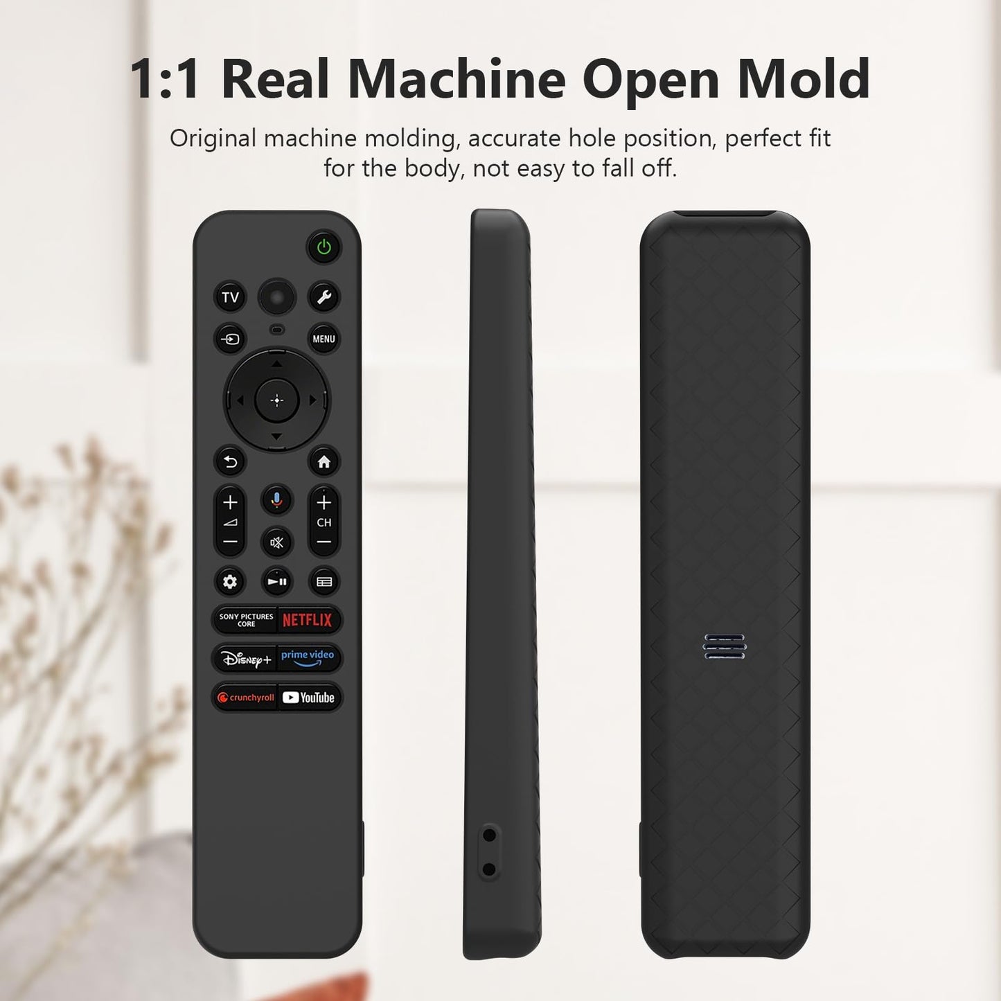 LEFXMOPHY Case Cover for Sony RMF-TX910U / TX920U TV Remote Control Protector Sleeve - Black