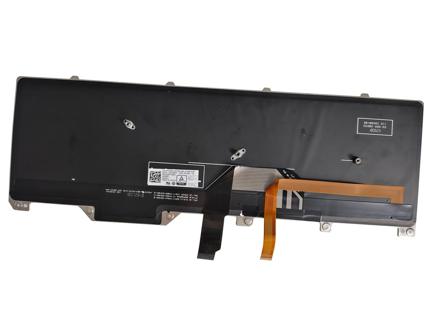 Laptop Spanish Keyboard Compatible for Dell Alienware 17 R4 17 R5 Backlit Black 0YFWP0 PK1326T1B24
