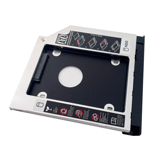 2nd HDD SSD Hard Drive Optical Frame Caddy Tray for Lenovo Thinkpad L560 L570 only with Bezel Front Panel Faceplate Metal Bracket Holder