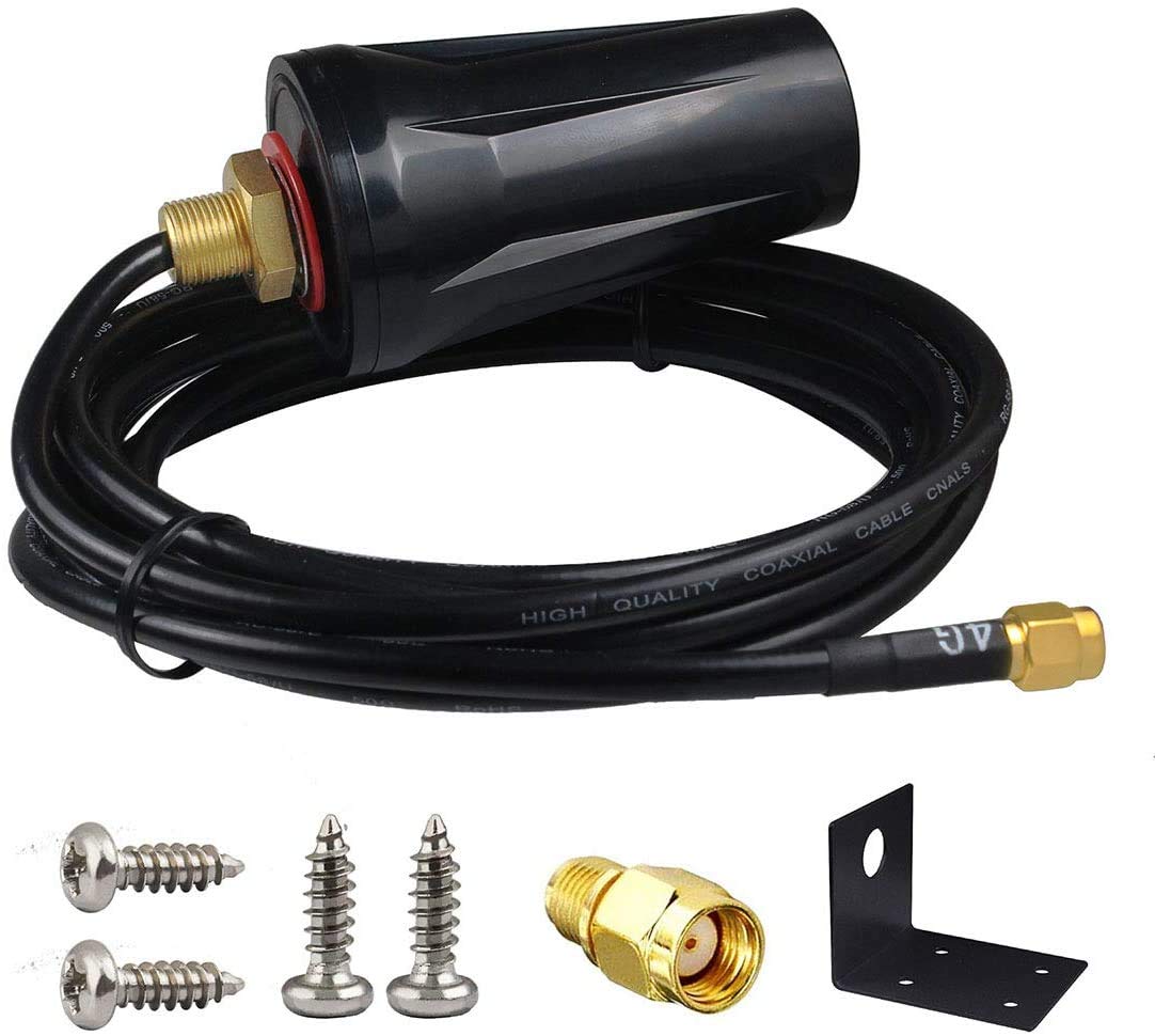 4G LTE Cellular SMA Male Waterproof Antenna Compatible with AT&T T-Mobile 4G Router Modem, for Spypoint Stealth Cam Tactacam Muddy SEHMUA Moultrie