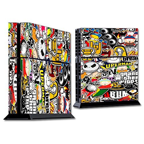 Skin Decal Vinyl Wrap for PS4 Sony Playstation Console (skins only) / Sticker Slap