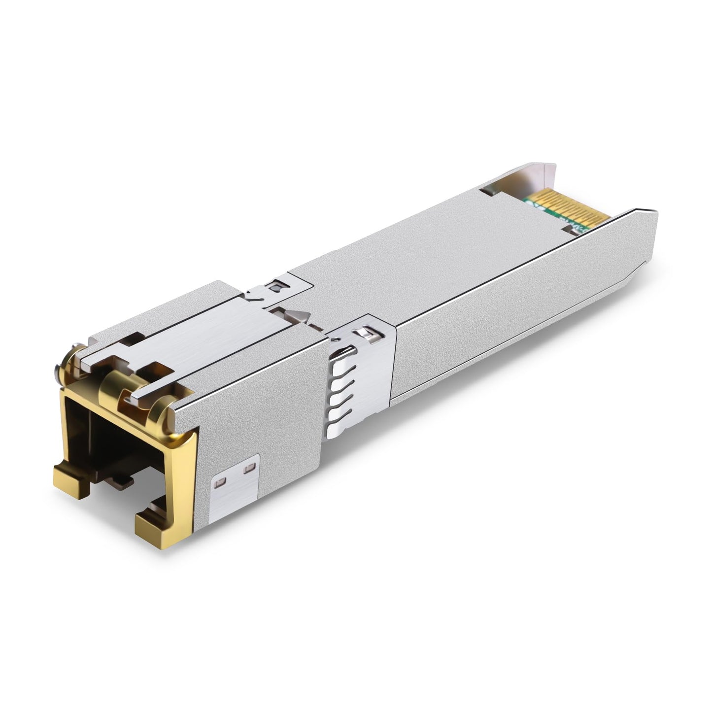 10GBASE-T SFP+ to RJ45, 10gagbit SFP Copper RJ45, Mini Gbic Network Transceiver Compatible with Cisco SFP-10G-T-S, Ubiquiti, and Other Open Switch