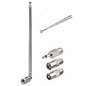 Bingfu 75 Ohm FM Antenna FM Antenna and AM Antenna for Pioneer Onkyo Yamaha Marantz Indoor HD Radio FM Radio Bluetooth Home Stereo Receiver AV Audio
