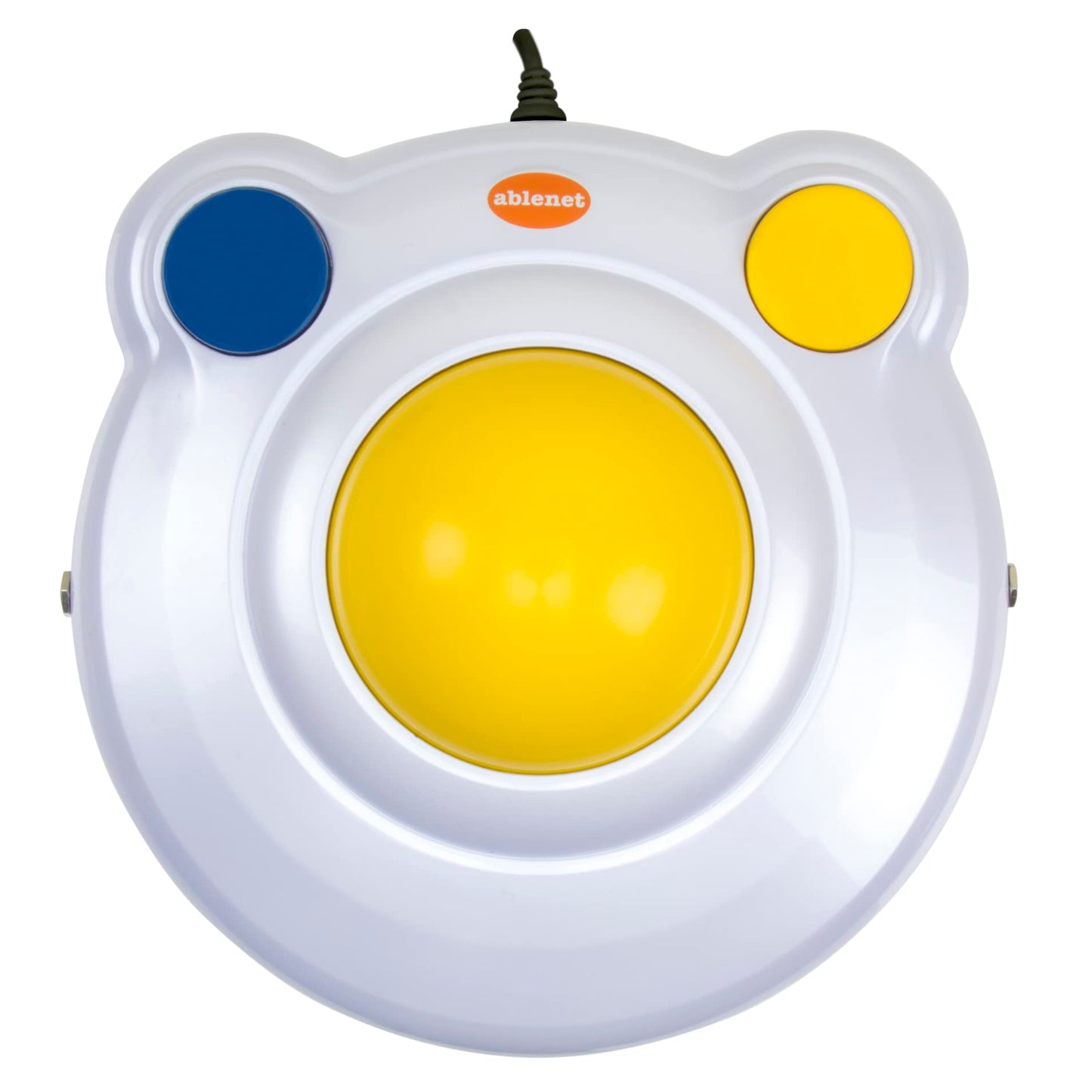 AbleNet BIGtrack 2 Trackball - Adaptive Mouse for Special Needs and Users Who Lack Fine Motor Skills - Big Trackball Mouse with 2 Mice Buttons