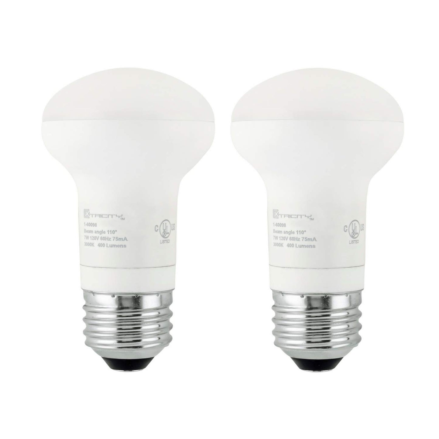 Xtricity R16 LED Light Bulb, 7 Watt (50W Equivalent), (2 Pack)
