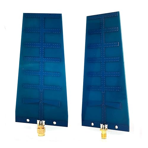 12dBi 2.4GHz 5.8GHz Dual Band WiFi Directional PCB Yagi Antenna Wireless Network Card Adapter FPV Drone Remote Control Enhanced Signal and Distance