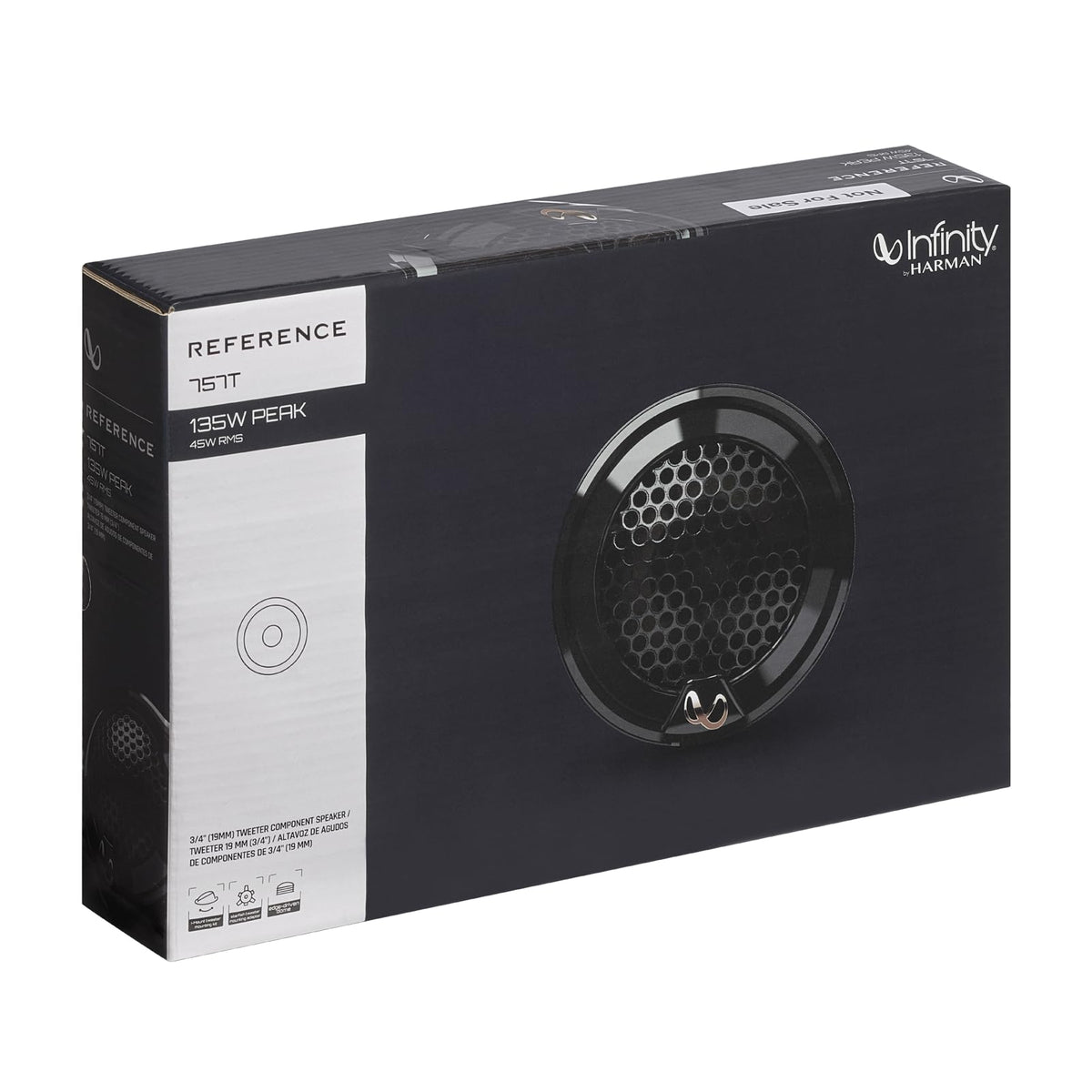Infinity REF757T 0.75 Inch Car Tweeters - Pair