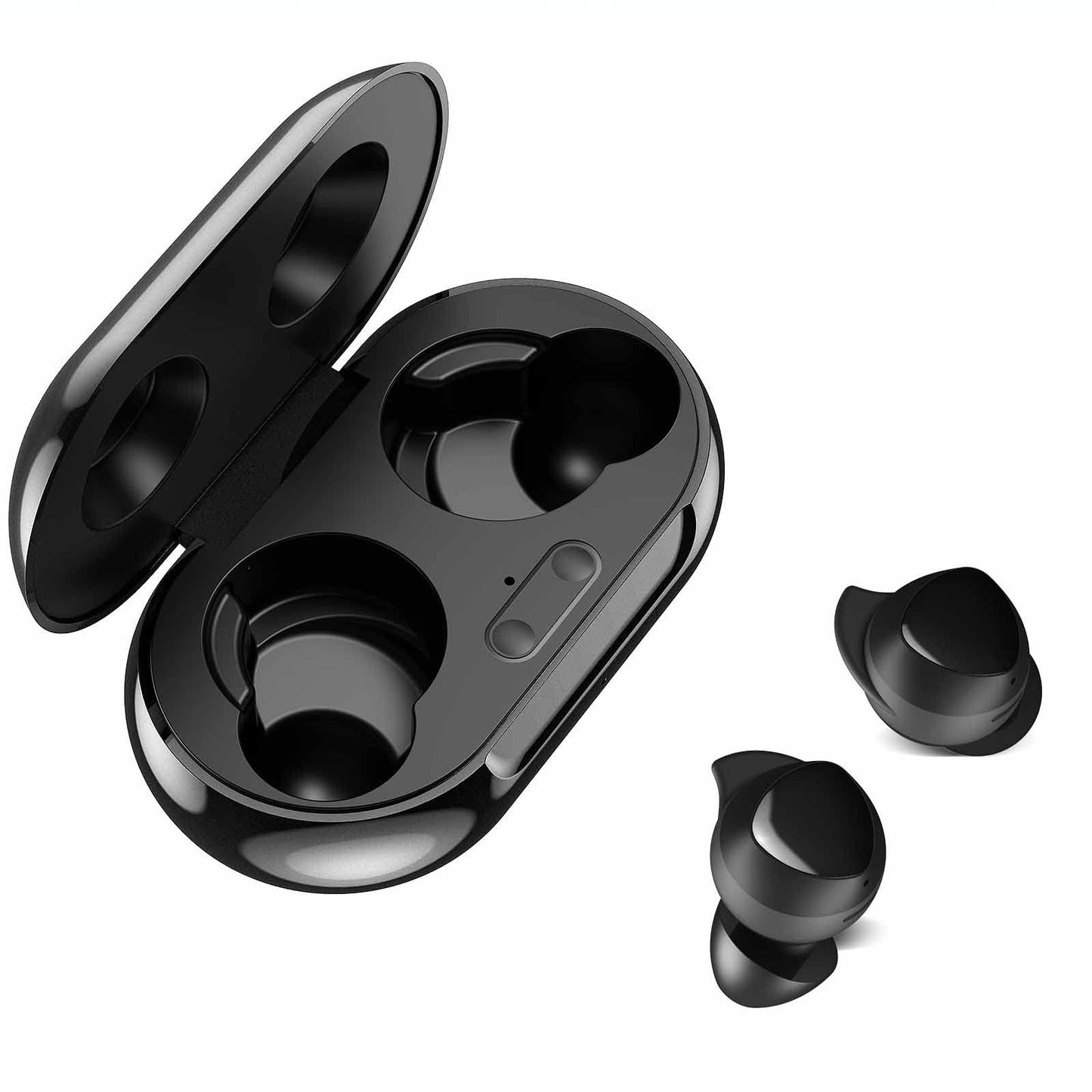 UrbanX Street Buds Plus for Samsung galaxys A12 Nacho - True Wireless Earbuds w/Hands Free Controls (Wireless Charging Case Included) - Black