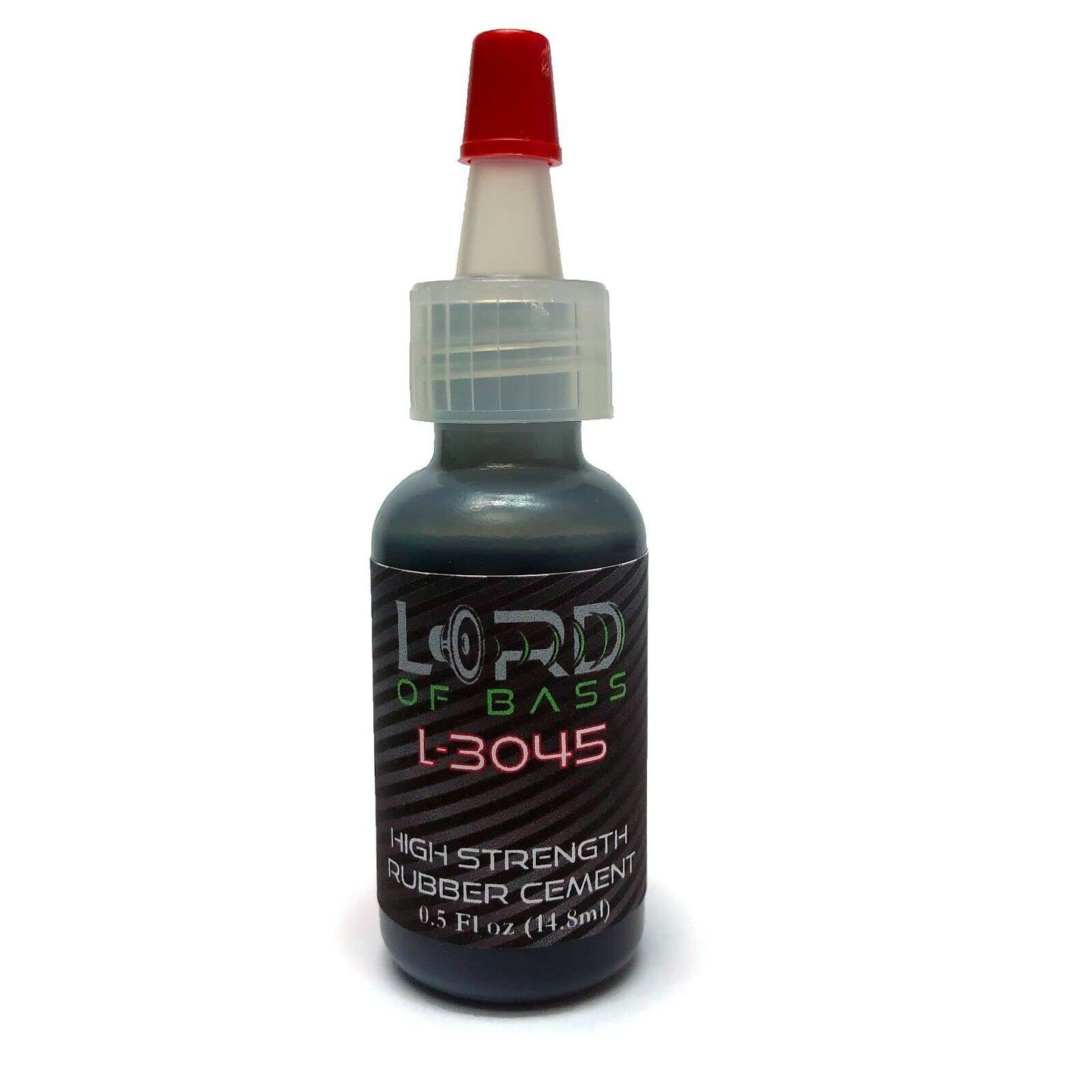 Lord of Bass High Grade Black Rubber Speaker Repair Adhesive Glue 1/2oz