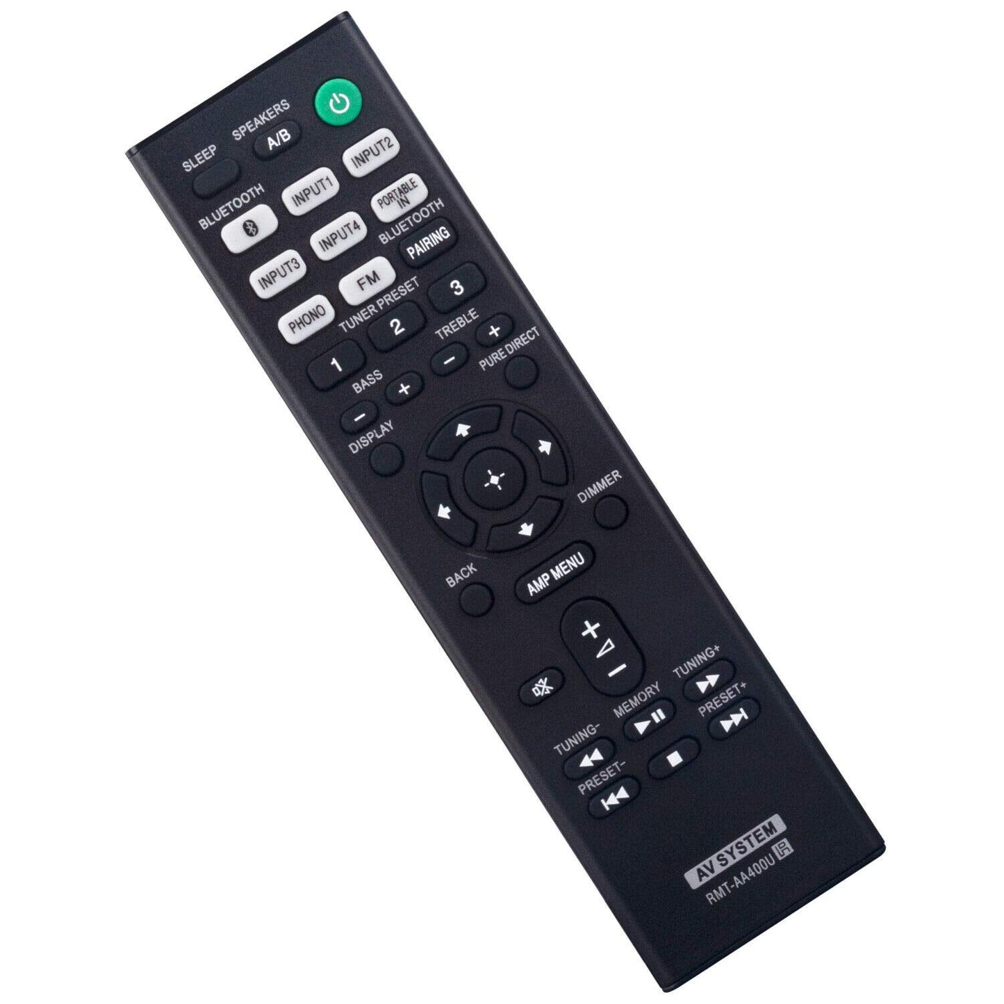 XVEFAT New RMT-AA400U Remote Control Replace for Sony Stereo Receiver STR-DH190 STRDH190(For STR-DH190 STRDH190)