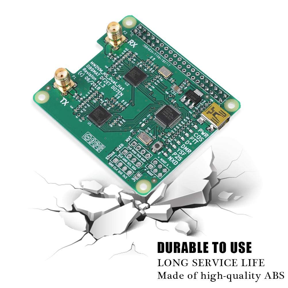 USB MMDVM Duplex Module Dual Antenna Board Hotspot Module Kit with 10mw High Rf Power, Suitable for DMR/P-25/.