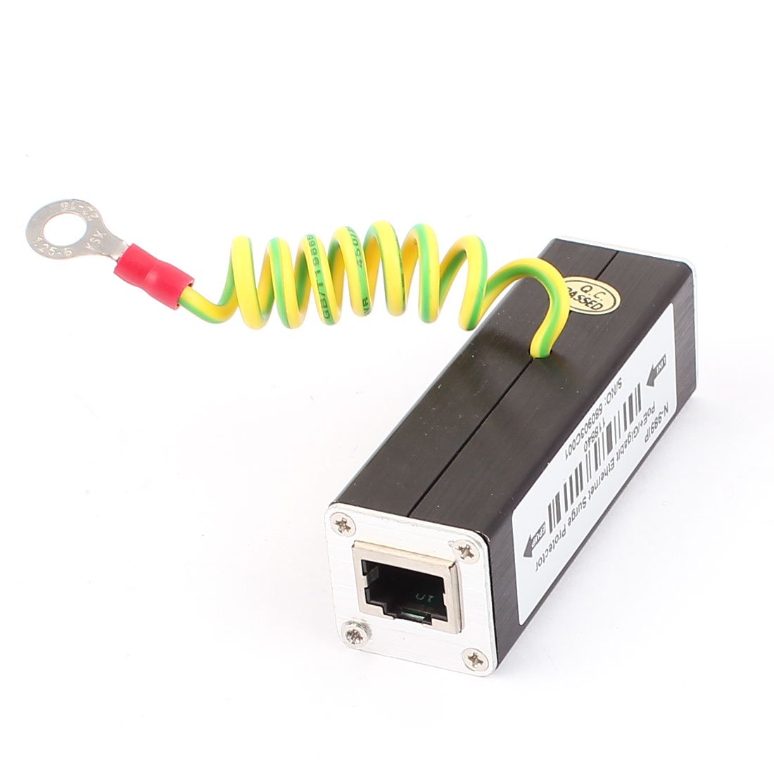 Uxcell a16042900ux0854 N-989IP RJ45 Port POE Network Signal Surge Protector Lightning Arrester