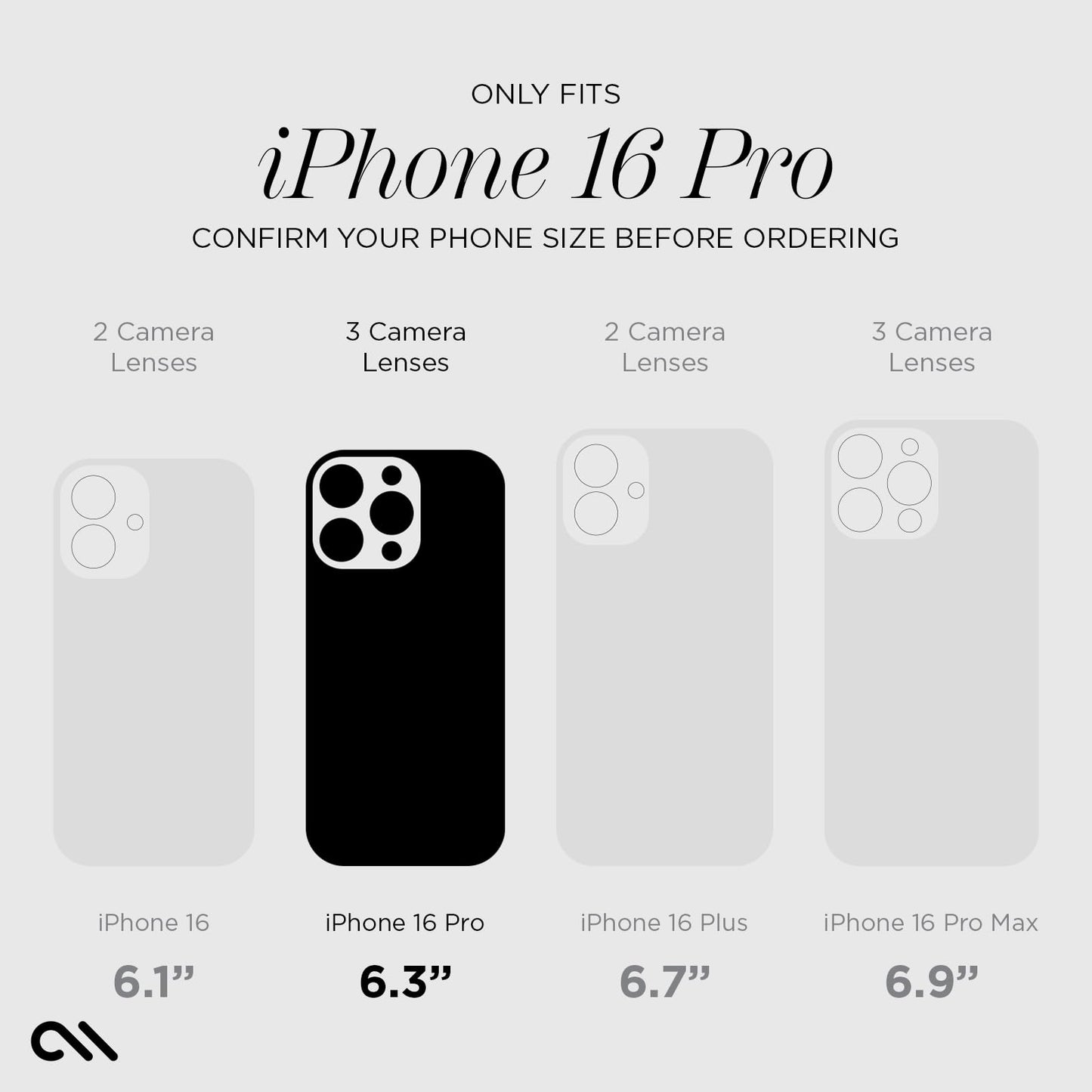 Case-Mate iPhone 16 Pro Case - Silver Waterfall