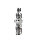 Acouto 1/4'' to 3/8'' Adapter Male Screw, 1/4'' & 3/8'' Adapter Male Screw for Ball Head Tripod Monopod Camera Mount Accessories Dual Use Screw