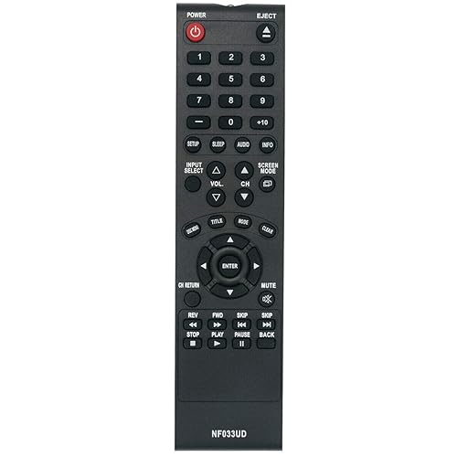 New NF033UD Replace Remote Control for Emerson TV LD190EM1 LD190EM2 LD260EM2 LD320EM2