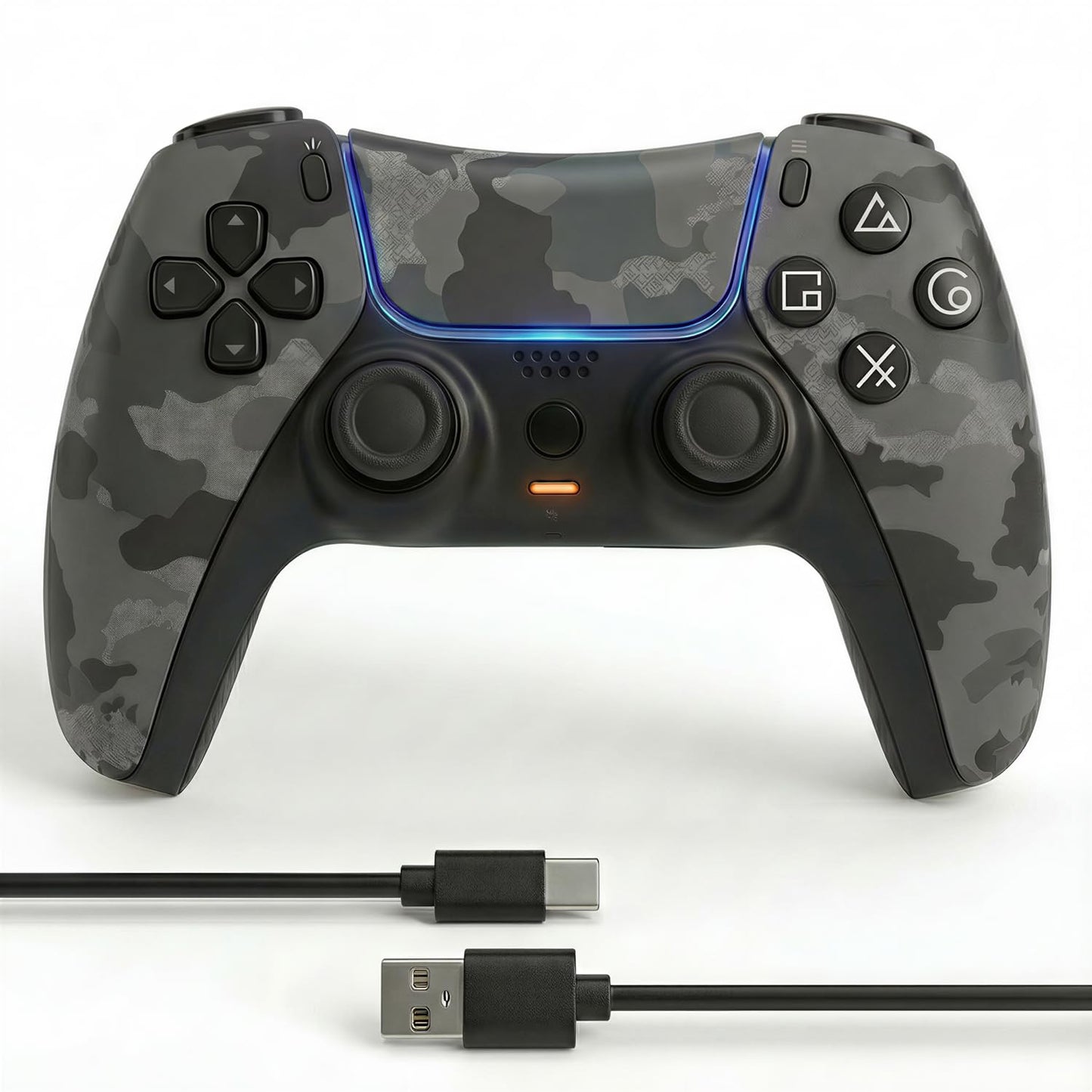 Autker Wireless Controller for PS5 with1500mAh Battery, Dual Vibration, 3.5mm Audio Jack, Speaker, 6-Axis Motion Gamepad Compatible with PS5 Slim/PS5