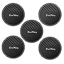 EverNary Window Vibration Alarm,5Pack-125dB Loud Ultra-Slim Anti-Theft Alarm for Door and Window Glass Break Sensor Alert with Adjustable Sensitivity