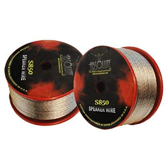 Absolute S850 50-Feet Spool of 8 Gauge Speaker Wire