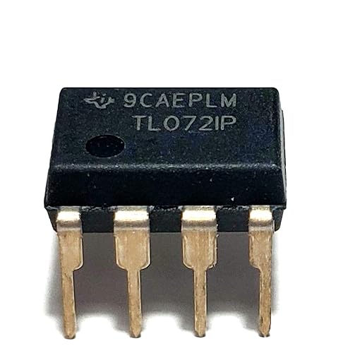 Juried Engineering TL072IP TL072 Dual Low-Noise JFET-Input Operational Amplifier Op Amp Breadboard-Friendly IC DIP-8 (Pack of 5)