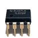 Juried Engineering TL072IP TL072 Dual Low-Noise JFET-Input Operational Amplifier Op Amp Breadboard-Friendly IC DIP-8 (Pack of 5)