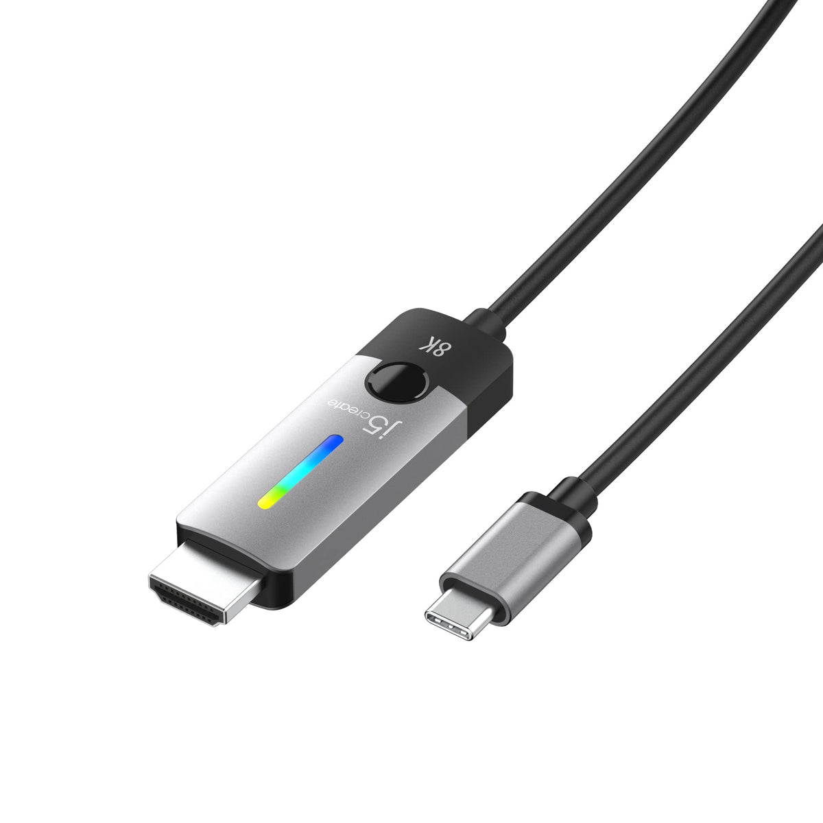 j5create USB Type C to HDMI Cable- 5.9FT / 1.8m (8K@60Hz, 4K@120Hz)