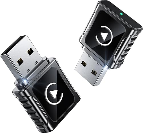 JDG Wireless CarPlay Adapter, Converts Wired CarPlay to Wireless, for Cars with Built-in Wired Apple Carplay, Super Mini USB Design Car Play Adapter
