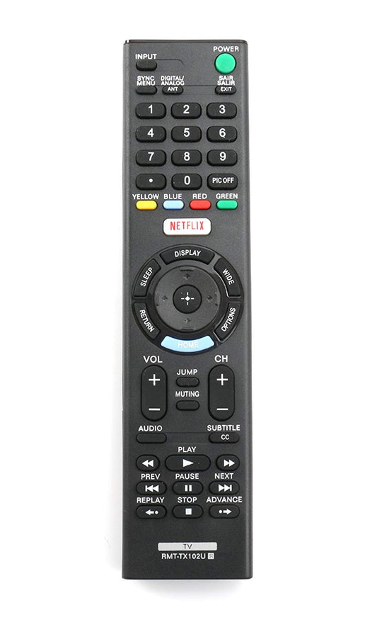 Universal for Sony-TV-Remote, Compatible with Sony Bravia Smart LCD LED HD TVs RMT-TX100U RMT-TX102U RMT-TX300U