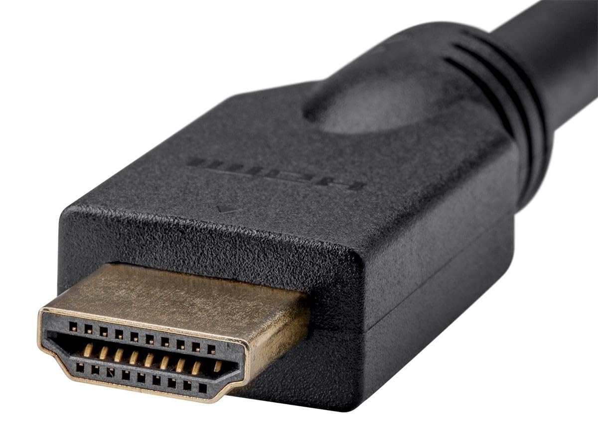 Monoprice HDMI Cable - 25 Feet - Black | High Speed, 4k@60Hz, 10.2Gbps, 24AWG, CL2, Compatible with UHD TV and More - Commercial Series