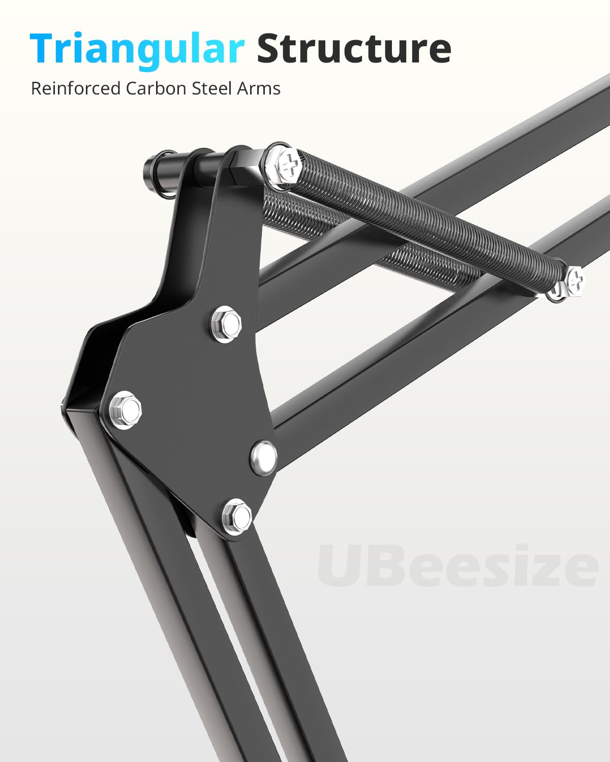 UBeesize Overhead Phone Mount, Flexible Webcam Arm with Phone Holder and Ball Head, Overhead Tripod for Phone Drawing Live Streaming Cooking Flat