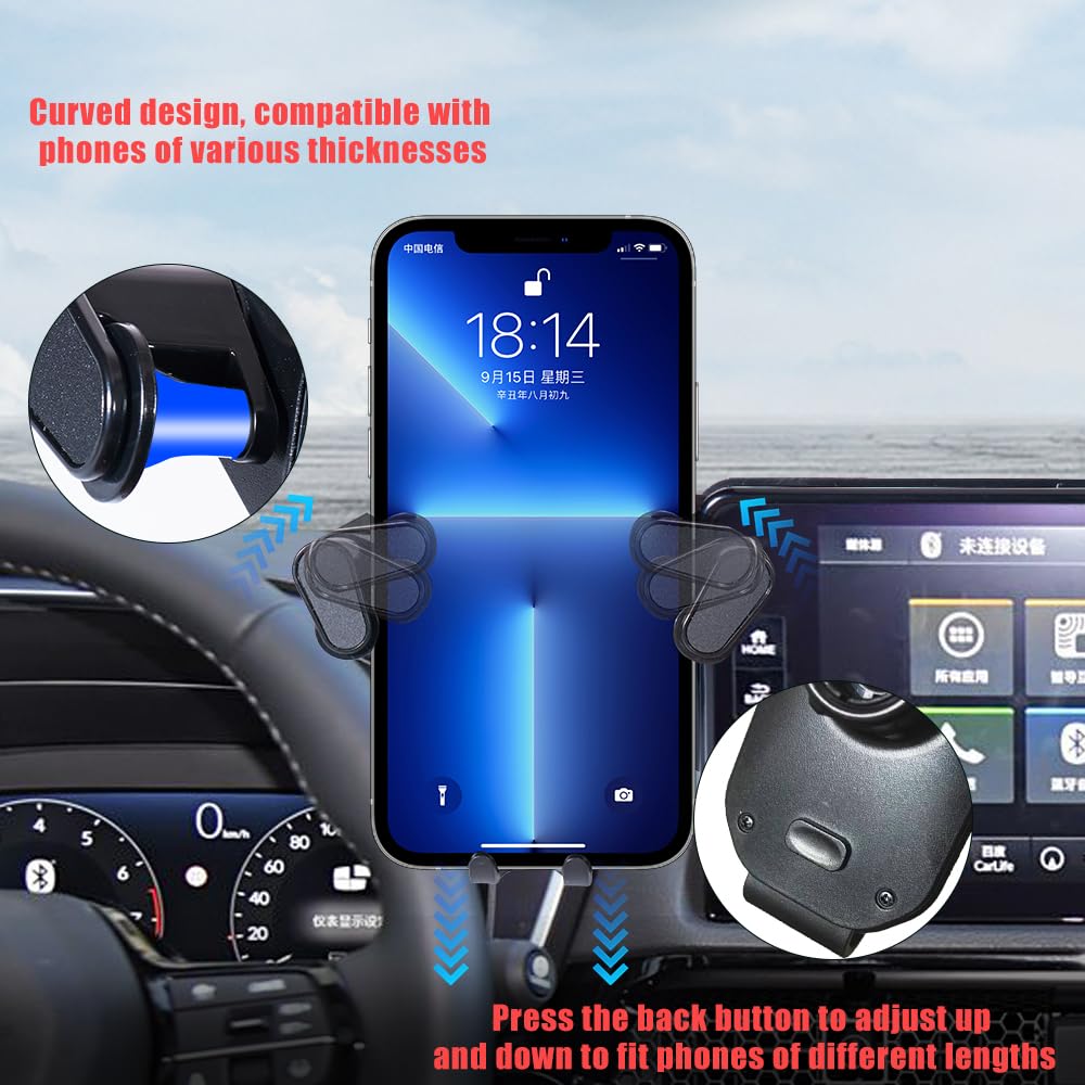 swifeather for Honda CRV HRV Phone Holder Mount CR-V HR-V 2023 2024 2025 2026 Accessories Accessory, Car Phone Holder Mount Compatible with Honda CRV