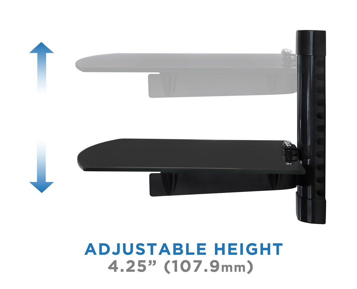 Mount-It! Floating Wall Shelf for AV Receiver & Game Consoles