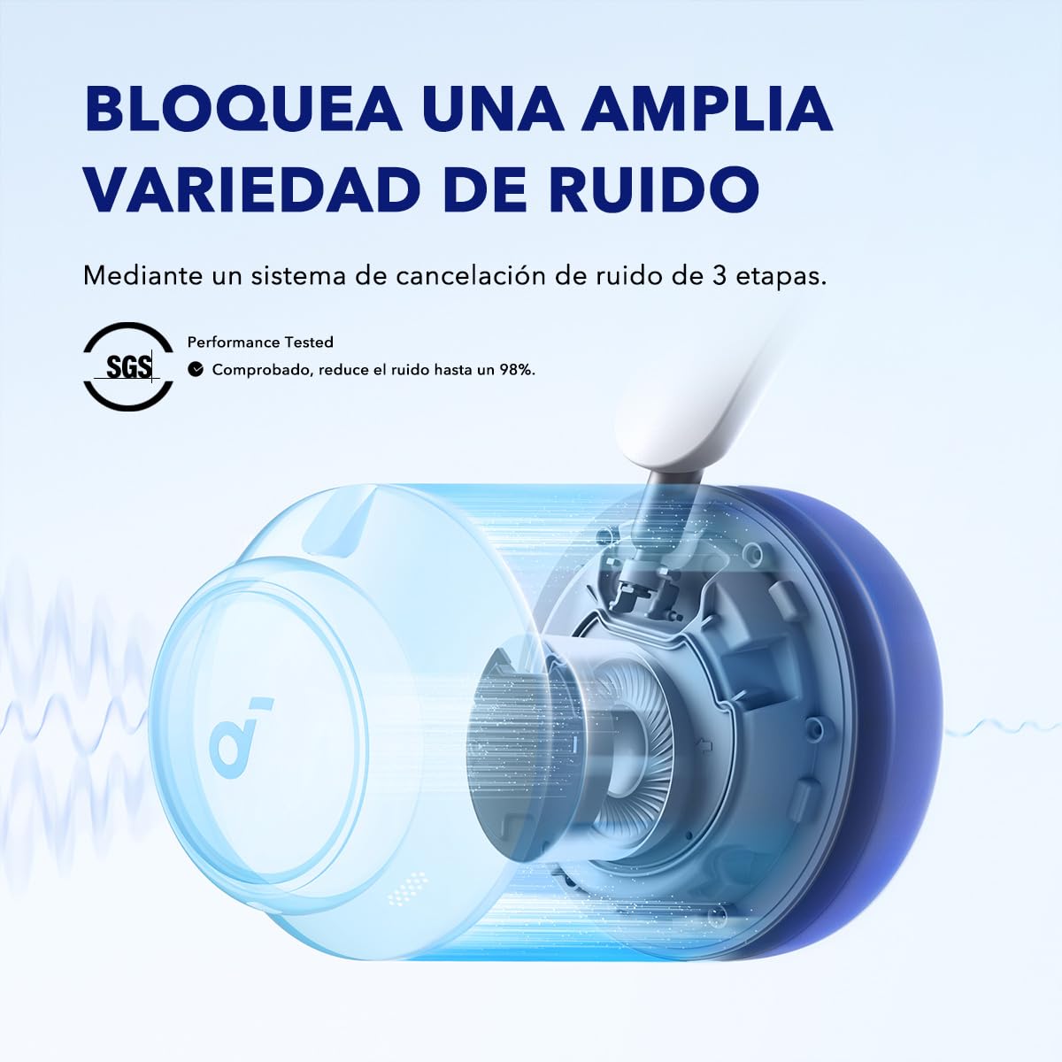 Soundcore by Anker Space Q45 Adaptive Active Noise Cancelling Headphones, Reduce Noise by Up to 98%, 50H Playtime, App Control, LDAC Hi-Res Wireless…