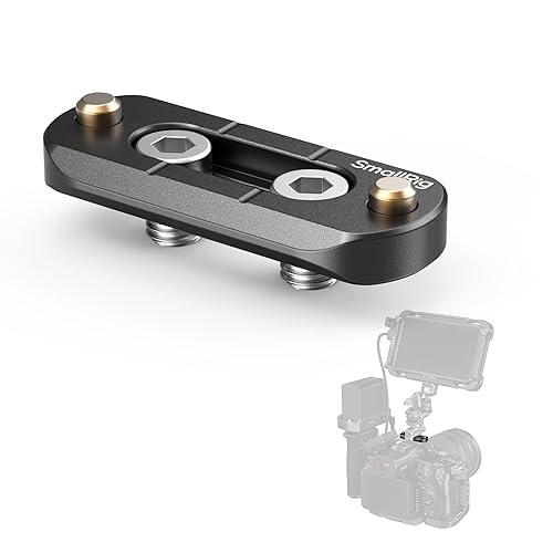 SmallRig Mini NATO Rail, Anti-Off Quick Release NATO Rail, Thickness 6mm, Length 48mm for NATO Handle, Camera Cage - 2172