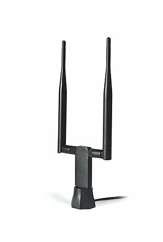 Panda Wireless PAU0D AC1200 Wireless AC USB Adapter w/Dual Antennas - Windows 7/8/10/11/2019/2022, Zorin, MXLinux, Mint, Ubuntu, Fedora, openSUSE