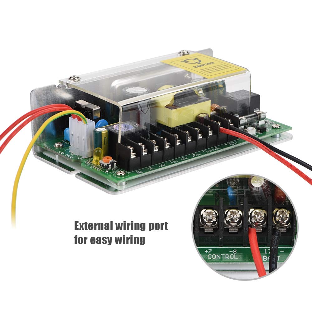 AC110V-240V Input, 12V/5A Electricity Supply for Door Entry Access Control System Switch Electricity Supply Remote Lock Replacement