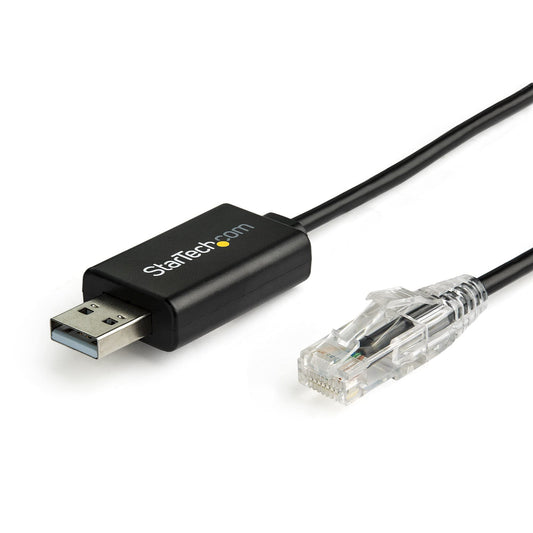 StarTech.com 6 ft (1.8 m) Cisco USB Console Cable - USB to RJ45 Rollover Cable - 460Kbps - Windows, Mac and Linux Compatible - M/M