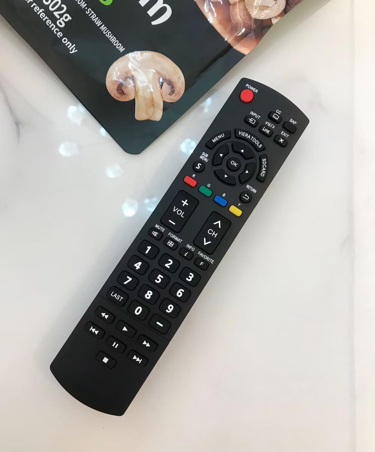 Universal Replacement Remote Control for Panasonic TC-42LD24 TH-42PX60U TC-L37X2 TC-L42E3 TC-P60S30 N2QAYB000485 N2QAYB000570 Plasma Smart TV