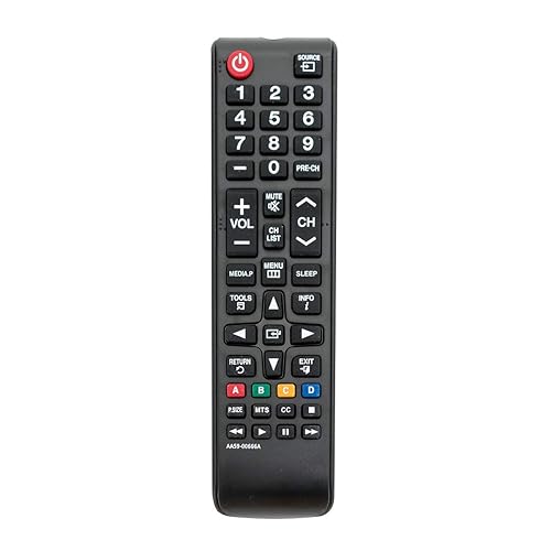 New AA59-00666A Remote Control Replaced for Samsung TV LCD LED HDTV AA5900666A LH32HDPLGA LH40HDPLGA LH46HDPLGAZA UN32EH4003V UN55EH6001V