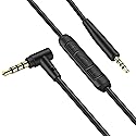 Miruchertter Replacement Headphone Cable Audio Aux Extension Cable Cord Wire with in Line Mic Volume Control Compatible with Bose QuietComfort QC25…