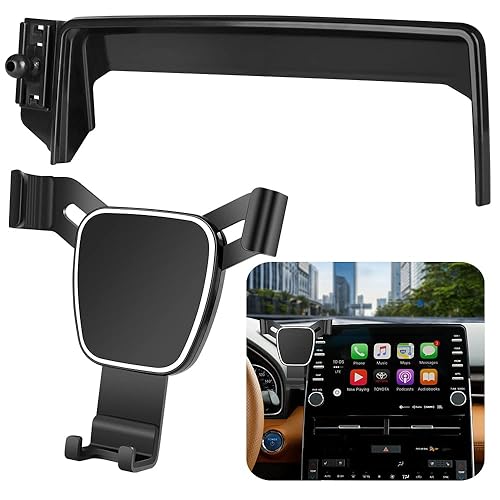 LUNQIN Car Phone Holder for Toyota Avalon 2019-2022?Avalon Hybrid 2019-2022 Auto Accessories Navigation Screen Bracket Interior Decoration Mobile Cell