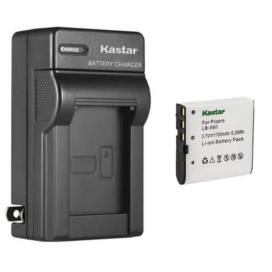 Kastar 1-Pack Battery and AC Wall Charger Replacement for GE GB-60 Battery, GE GE X600 GE General Imaging Power Pro X600 Digital Camera SOSUN Sosun
