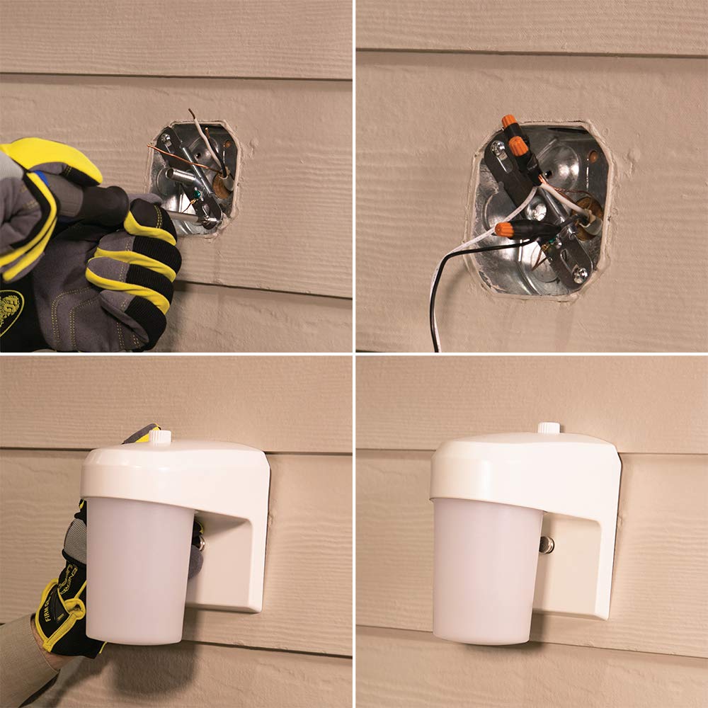 HALO All-PRO Outdoor Security FE0650LPCW LED Entry and Patio Light, White