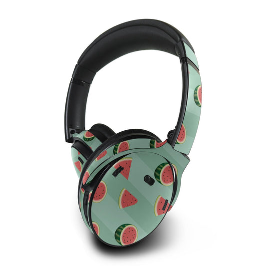MightySkins Skin Compatible with Bose QuietComfort 45 Headphones Watermelon Patch | Protective, Durable, and Unique Vinyl Decal wrap Cover | Easy…