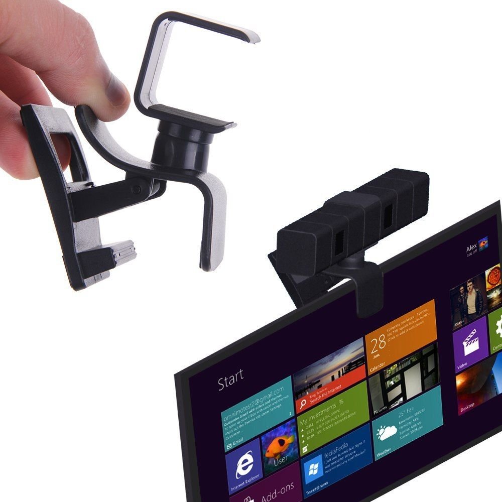 OSTENT TV Clip Mount Stand Holder for Sony PS4 Eye Camera Sensor [Video Game]