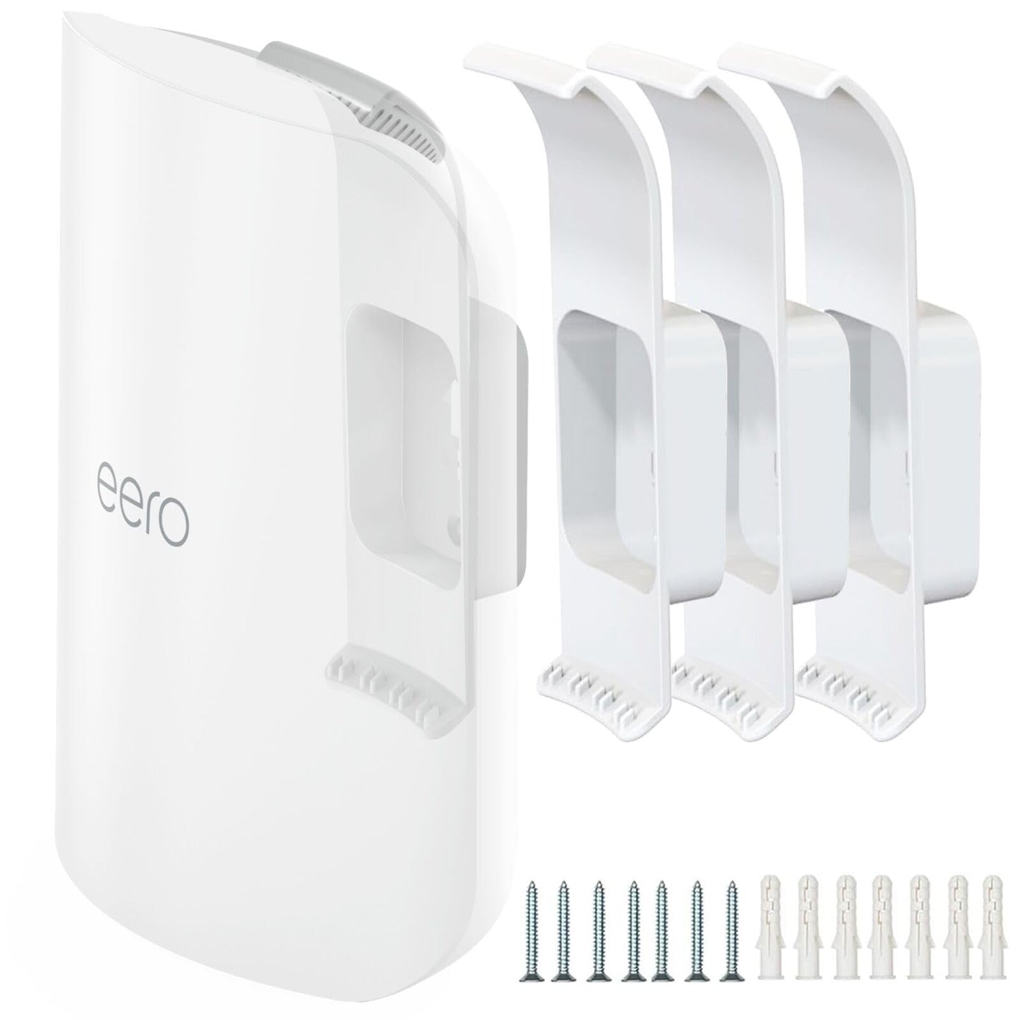 Mamerry Wall Mount Bracket for eero Pro 7 Router - Space-Saving Tri-Band Wi-Fi 7 Mesh System Accessory, Easy Installation Compatible with eero Pro 7(3